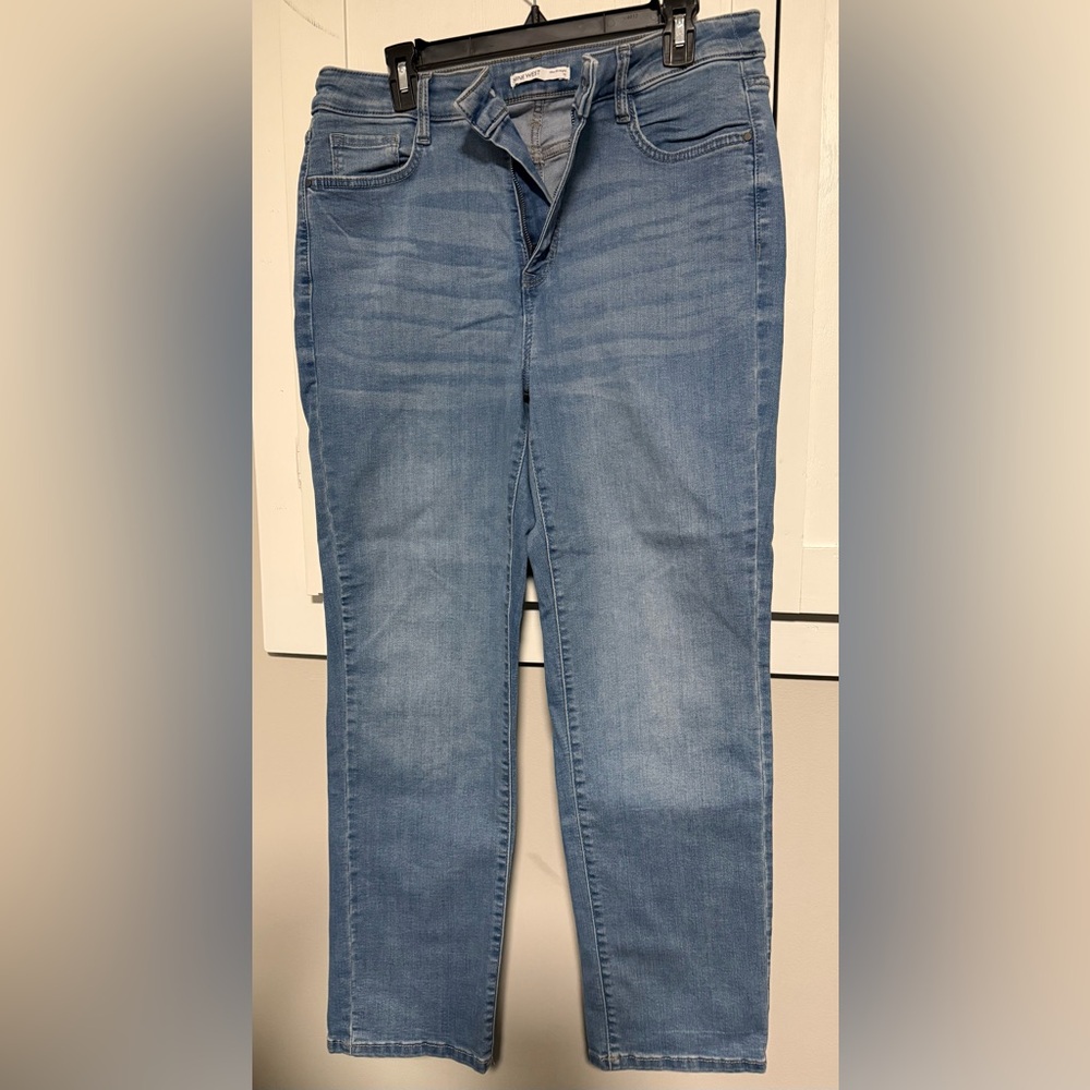 Nine West Light Blue Straight Leg Jeans